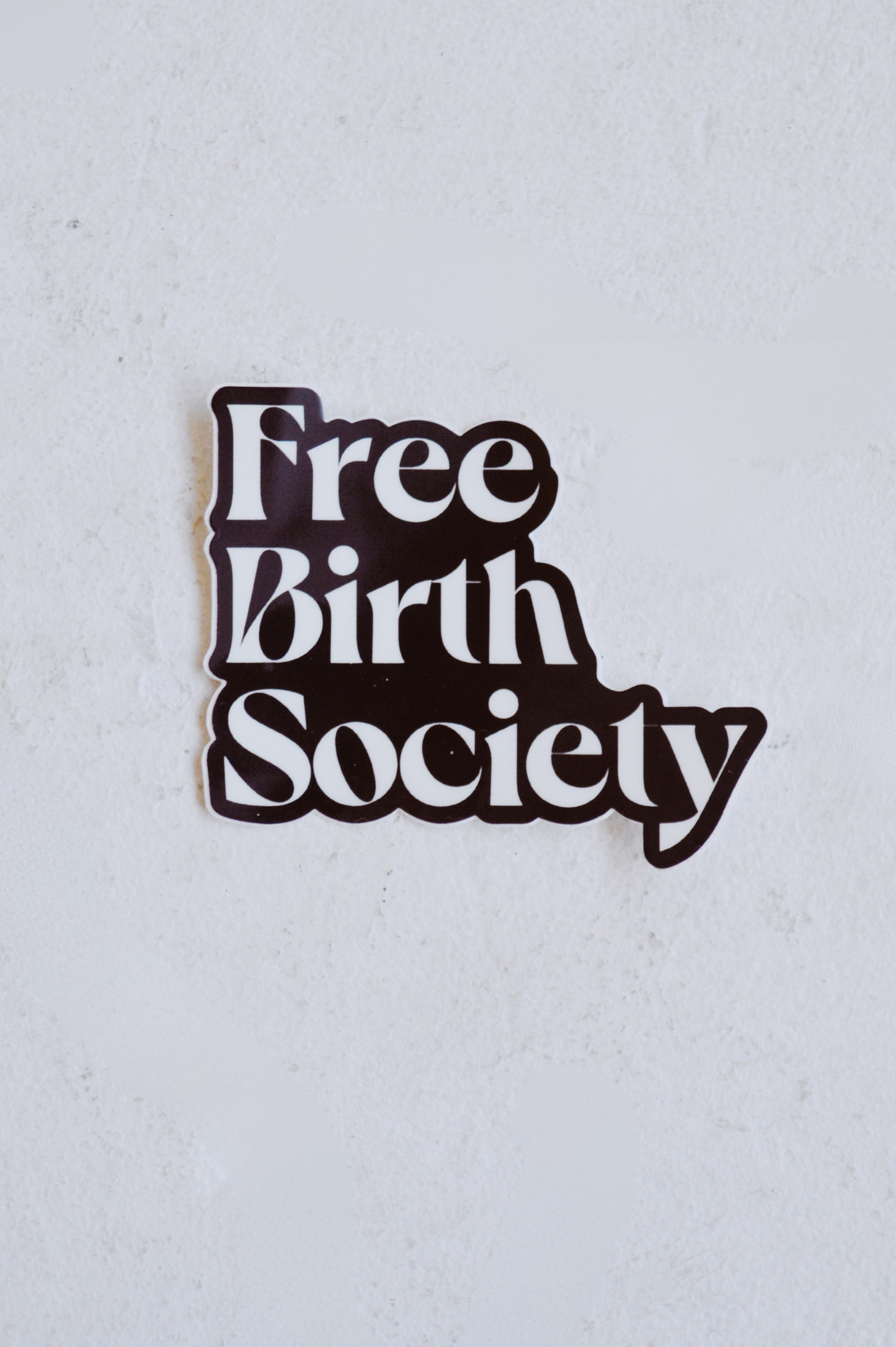 FREE BIRTH SOCIETY | Logo Sticker
