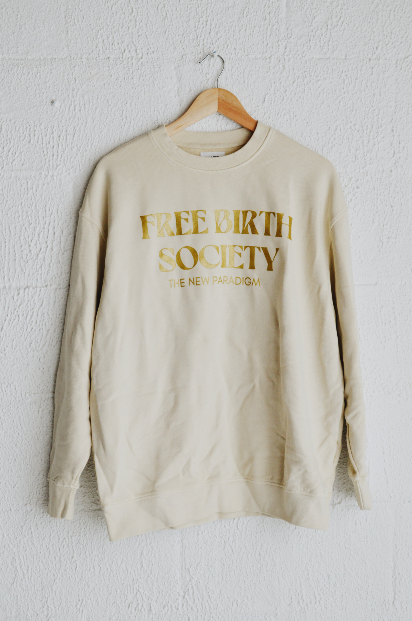 FREE BIRTH SOCIETY | Organic Fleece Crewneck